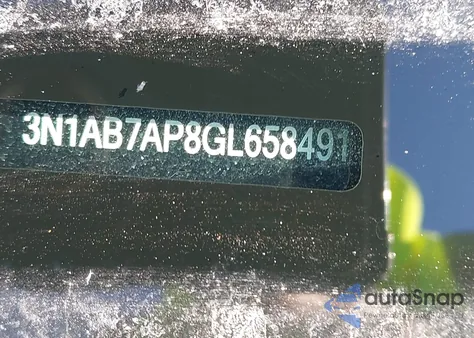 2016 Nissan Sentra Sv z USA, uszkodzony, nr VIN 3N1AB7AP8GL658491